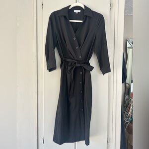 Calvin Klein Black Long Sleeve Dress